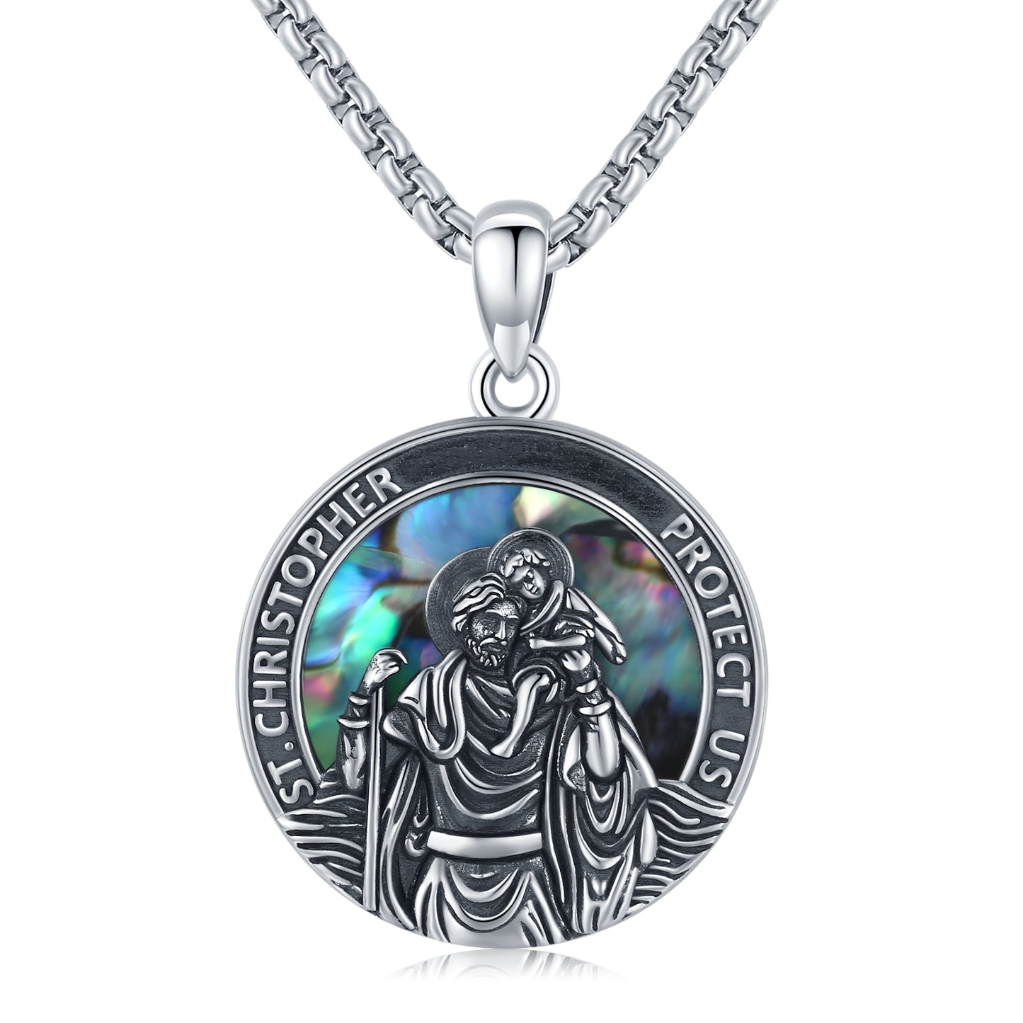 St. Christopher Medal - Sterling Silver