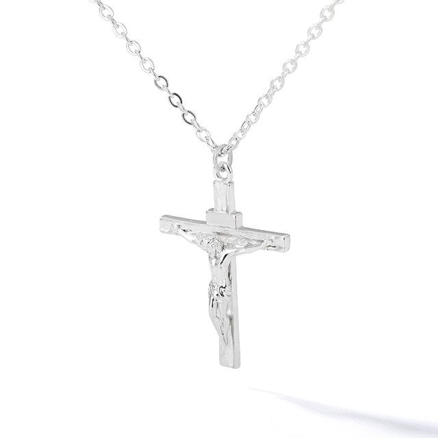 The Structural Titan - Titanium Cross Necklace
