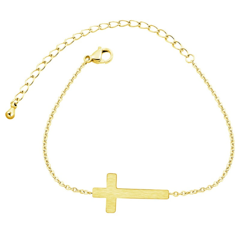 The Eden Covenant - Gold & Silver Cross Bracelet