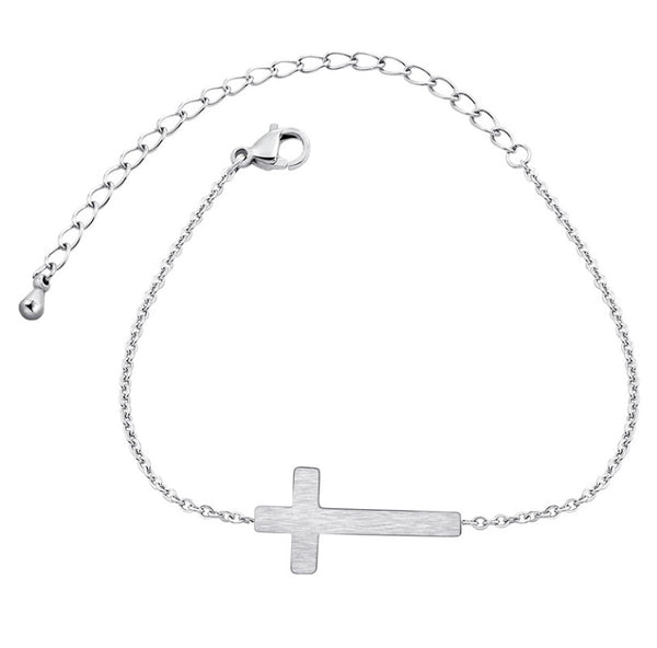 The Eden Covenant - Gold & Silver Cross Bracelet