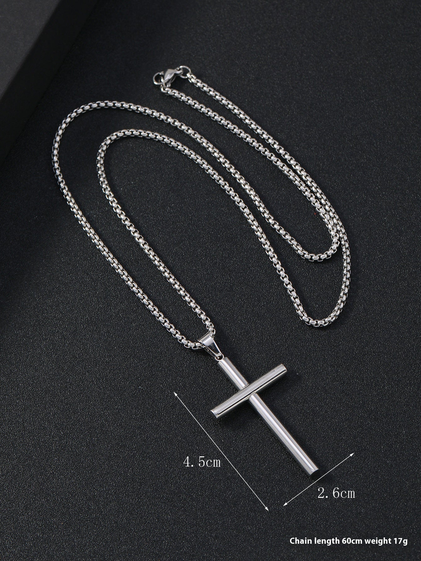 The Titan's Edge - Titanium Cross Necklace