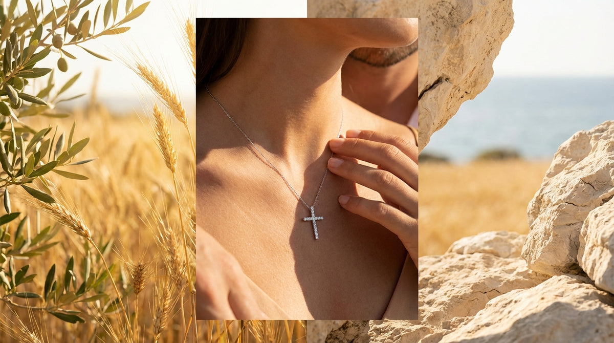 Katholische Halsketten & Anhänger Bennett & Cross, worn