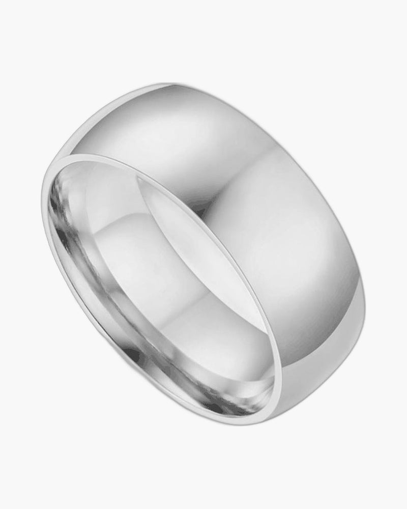 The Unbroken Circle Stainless Steel Band Ring view 3
