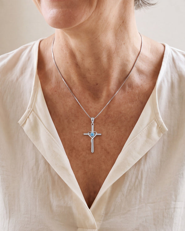 The Azure Heart Cross
