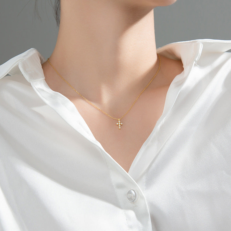 The Guiding Light Sterling Silver Cross Necklace