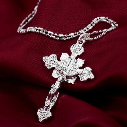The Redemption Crucifix - Sterling Silver Crucifix Necklace