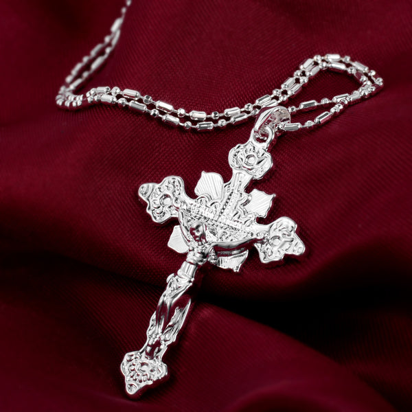 The Redemption Crucifix - Sterling Silver Crucifix Necklace