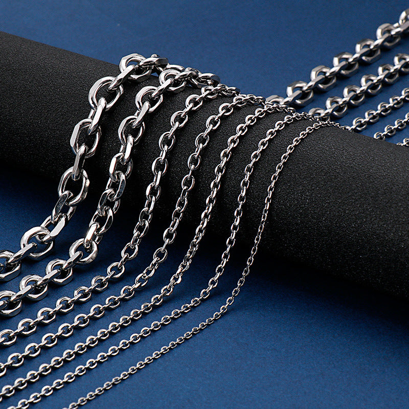 The Enduring Link Stainless Steel O-Chain Necklace view 5