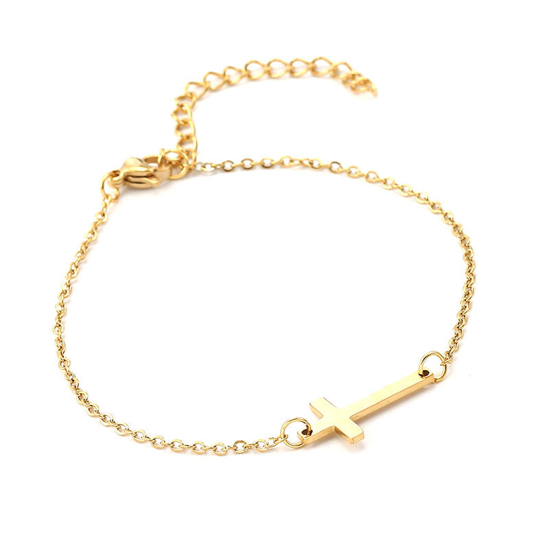 The Sideways Cross Stainless Steel Sideways Cross Necklace view 8
