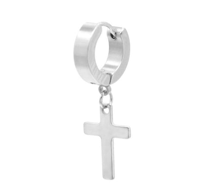 The Radiant Cross Rainbow Stainless Steel Cross Earring view 6