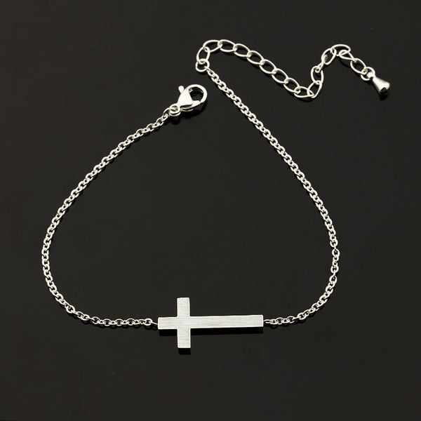 The Eden Covenant - Gold & Silver Cross Bracelet
