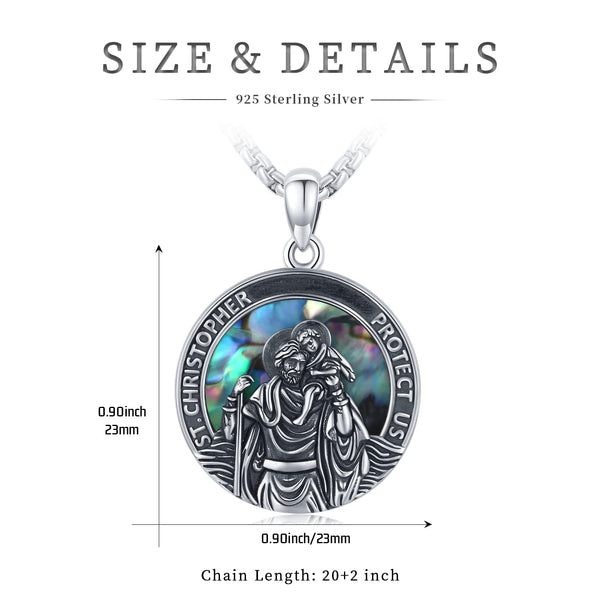 St. Christopher Medal - Sterling Silver