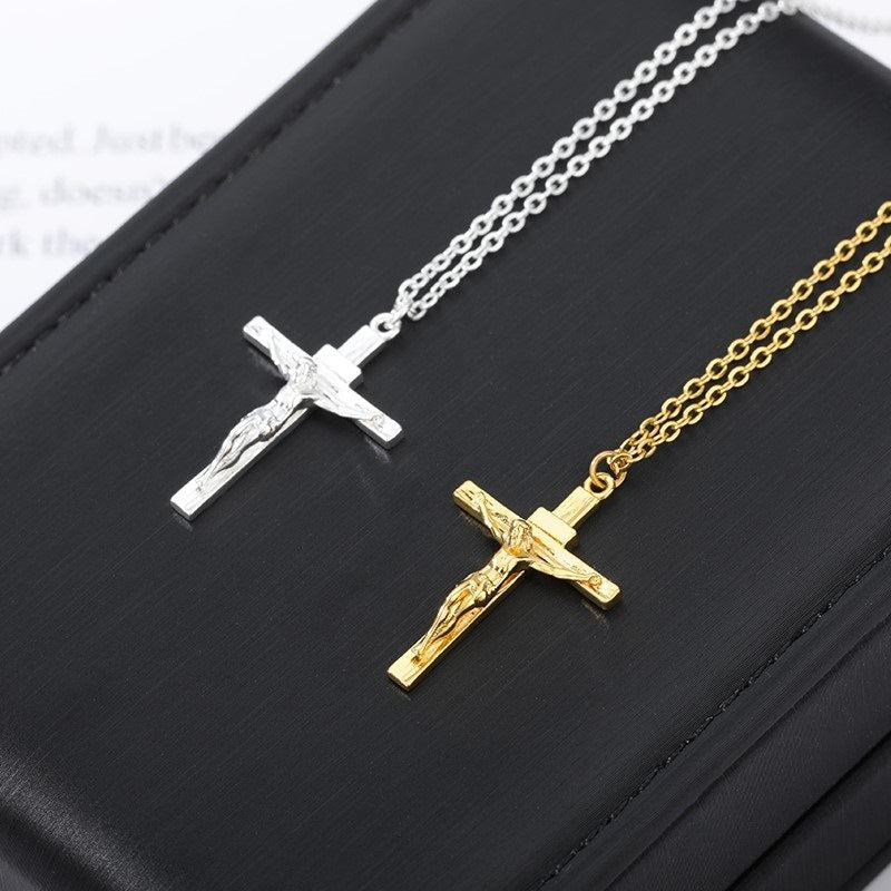 The Structural Titan - Titanium Cross Necklace