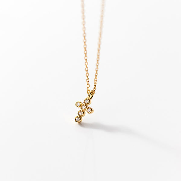 The Guiding Light Sterling Silver Cross Necklace view 5