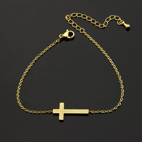 The Eden Covenant - Gold & Silver Cross Bracelet
