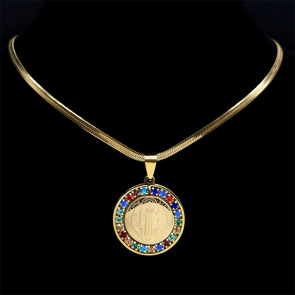 The Saint Benedict Halo - Gold & Silver Medal
