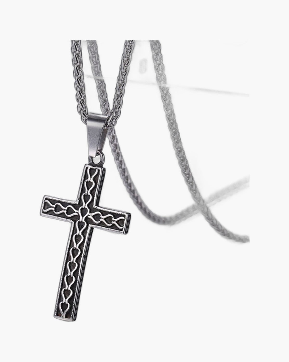 The Reverent Heart Cross Silver