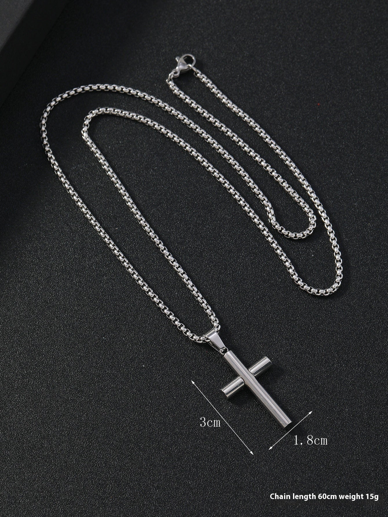 The Titan's Edge - Titanium Cross Necklace