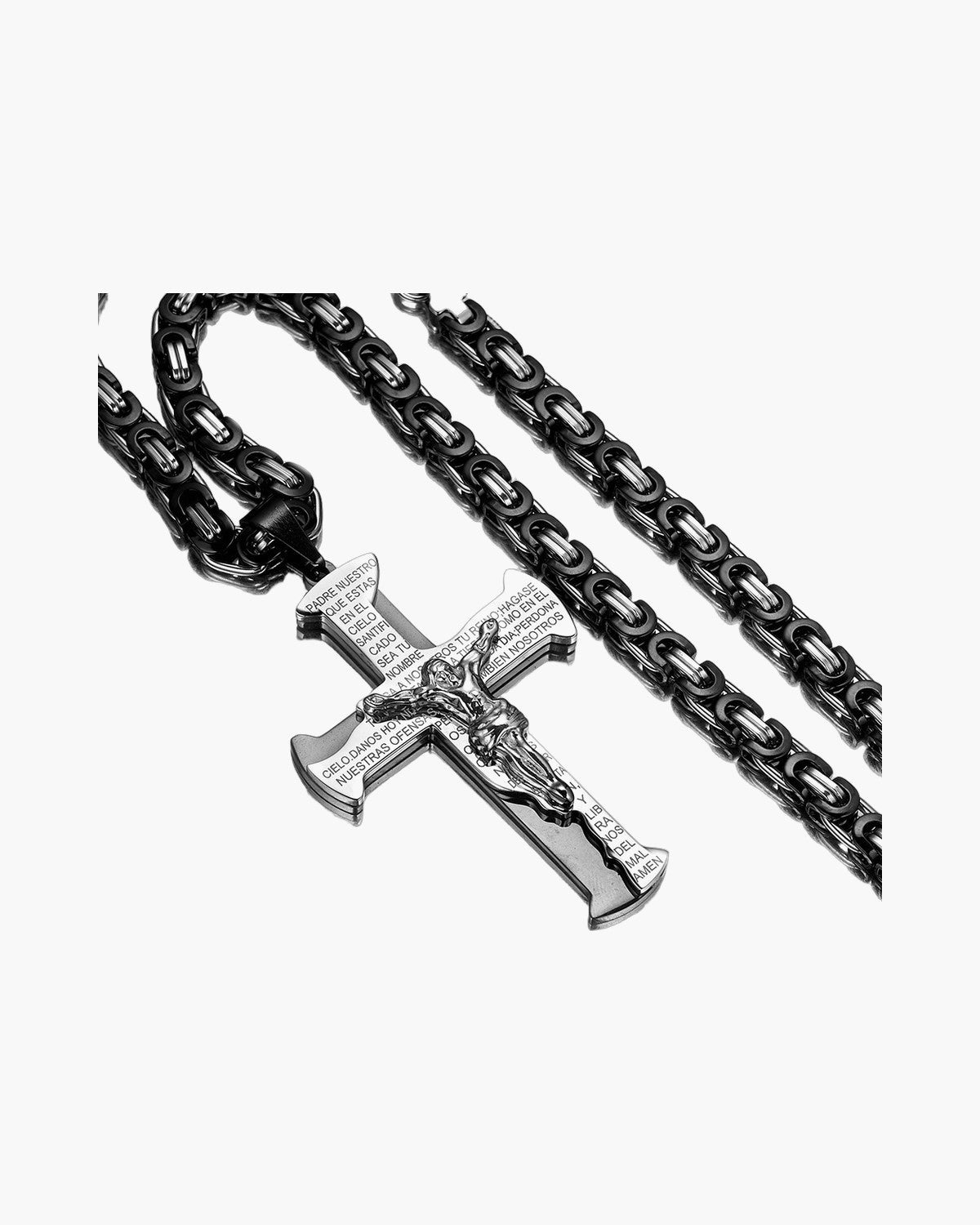The Reverent Prayer, Black-Necklace 55cm
