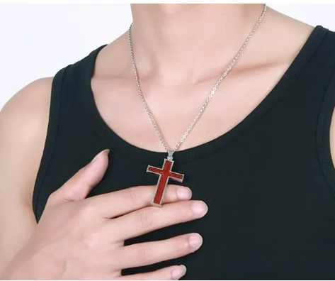 Bennett & Cross: Zimmermanns-Hommage - Holz-Titan-Kreuzkette