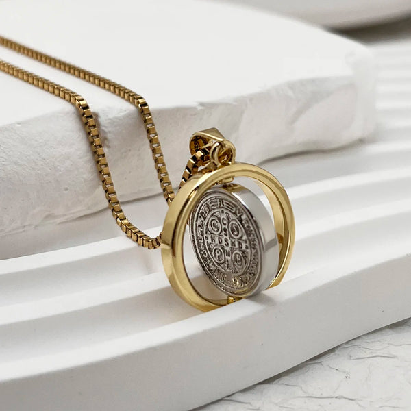 The Blessed Mother's Embrace Medals by Bennett & Cross