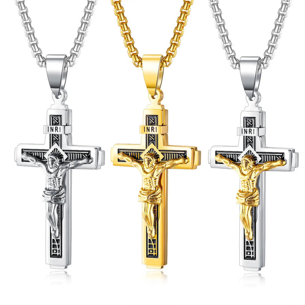 The Sanctified Steel Necklaces by Bennett & Cross