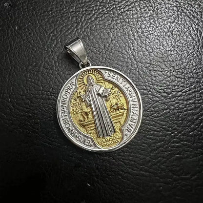 Gold silver pendant