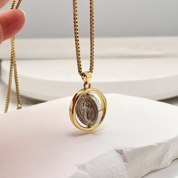 The Blessed Mother's Embrace Medals by Bennett & Cross – view 5