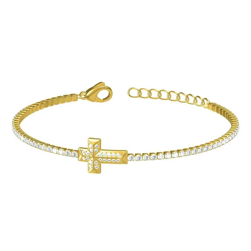 The Enduring Faith Cross Necklace Bracelets by Bennett & Cross – view 2