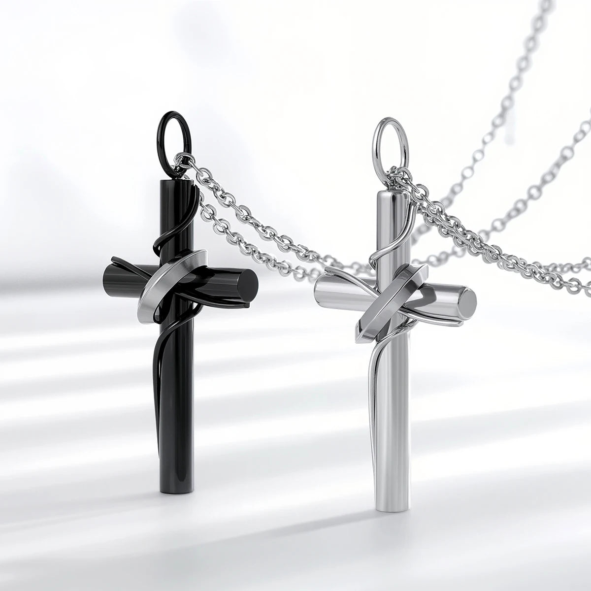 The Resolute Devotion Cross Necklace Necklaces by Bennett & Cross – view 4