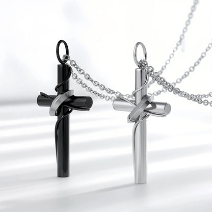 The Resolute Devotion Cross Necklace Necklaces by Bennett & Cross – view 4