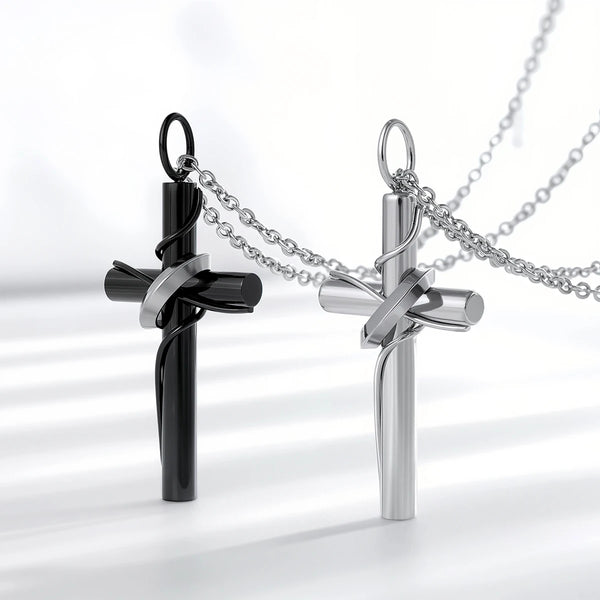 The Resolute Devotion Cross Necklace Necklaces by Bennett & Cross – view 4