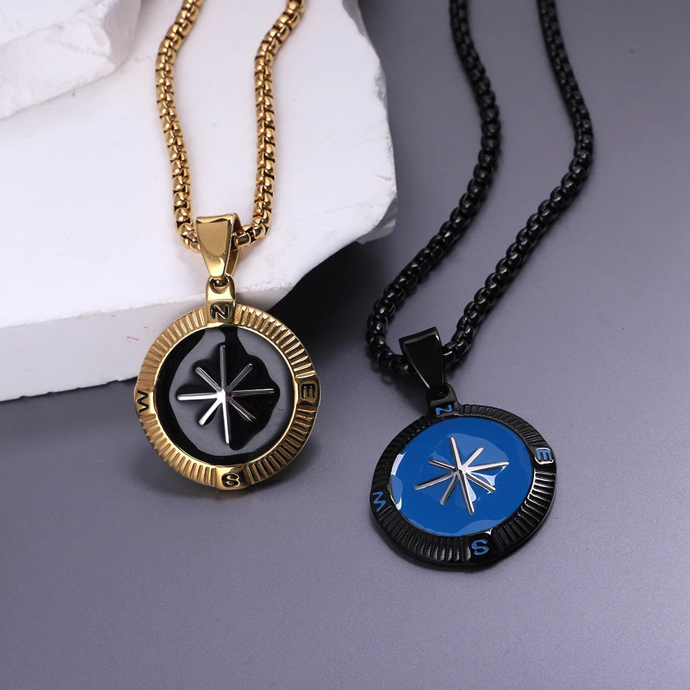 The Guiding Compass Necklaces by Bennett & Cross