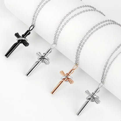 The Resolute Devotion Cross Necklace Necklaces by Bennett & Cross – view 3