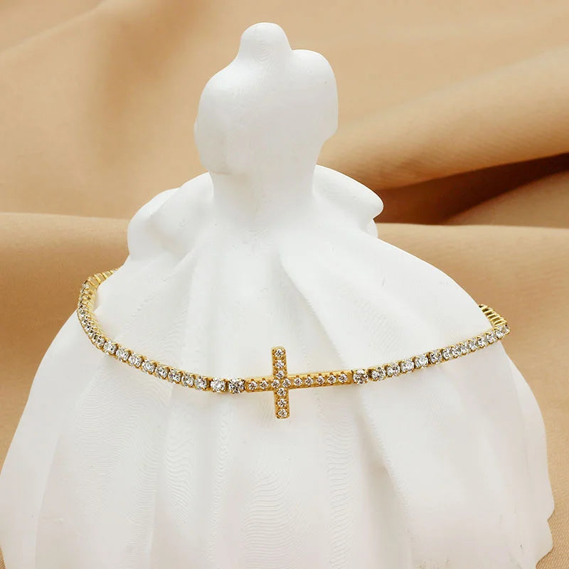 The Enduring Faith Cross Necklace Bracelets by Bennett & Cross – view 6