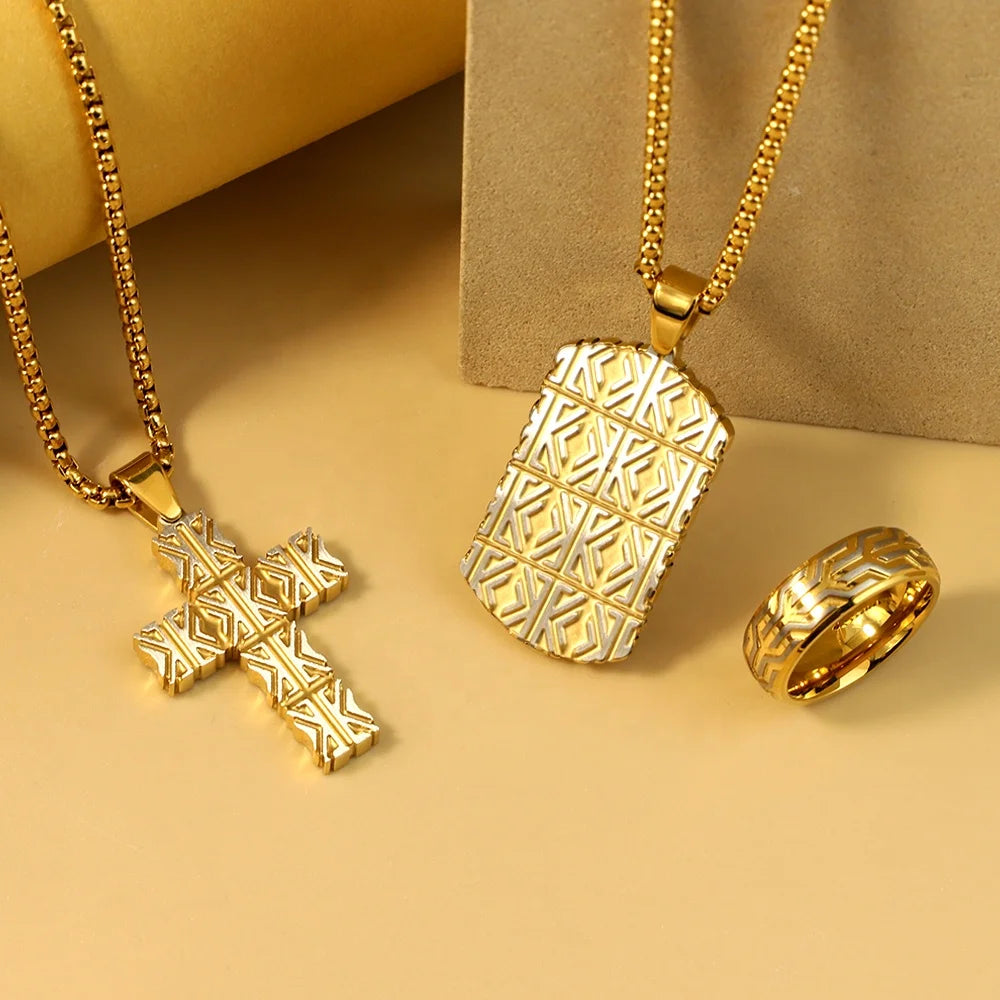 The Sacred Crucible Necklaces by Bennett & Cross