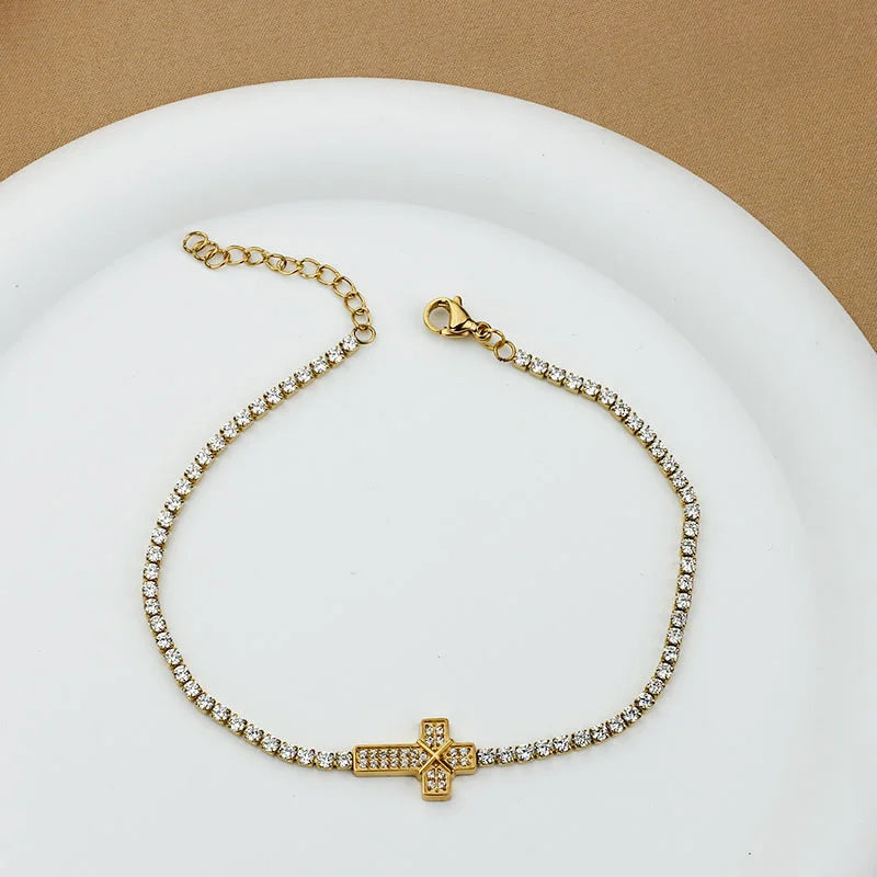 The Enduring Faith Cross Necklace Bracelets by Bennett & Cross – view 5