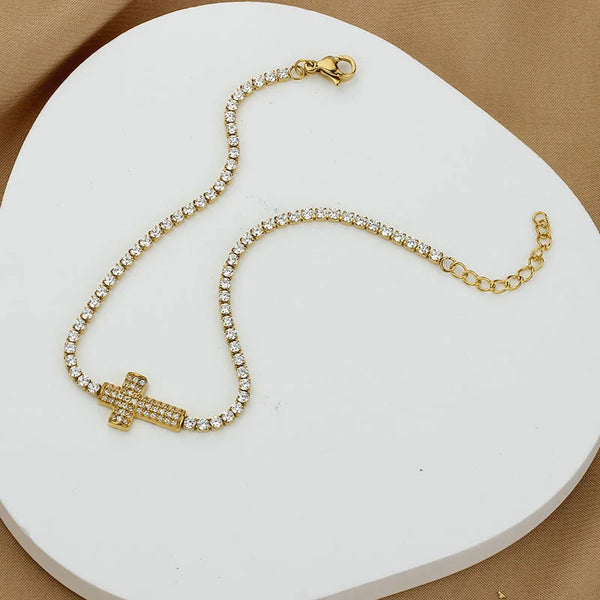 The Enduring Faith Cross Necklace Bracelets by Bennett & Cross – view 4