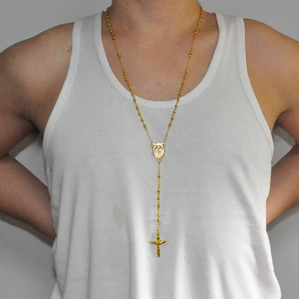 The Golden Rosary Necklaces by Bennett & Cross – view 6