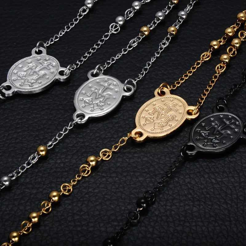 The Golden Rosary Necklaces by Bennett & Cross – view 5