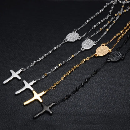 The Golden Rosary Necklaces by Bennett & Cross – view 3