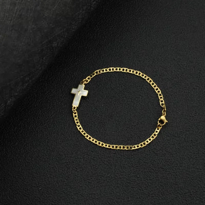 Golden Cross Covenant Bracelet