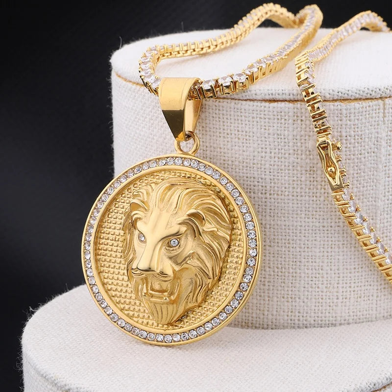 The Lion's Steadfast Soul Necklaces by Bennett & Cross – view 2