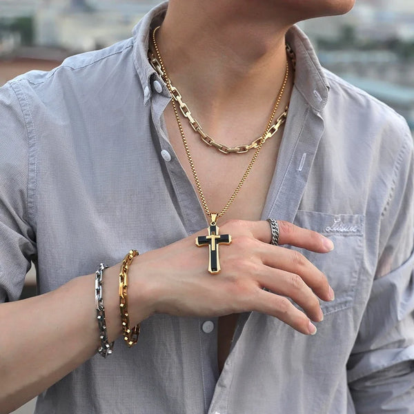 The Enduring Faith Necklaces by Bennett & Cross