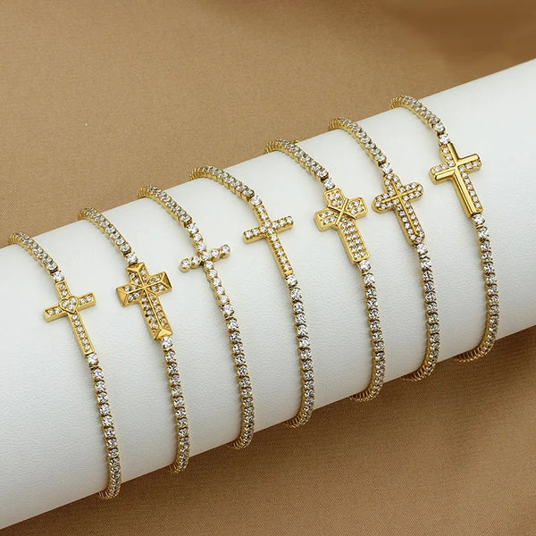 The Enduring Faith Cross Necklace Bracelets by Bennett & Cross – view 3