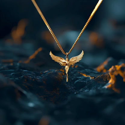 The Angel's Embrace Necklaces by Bennett & Cross