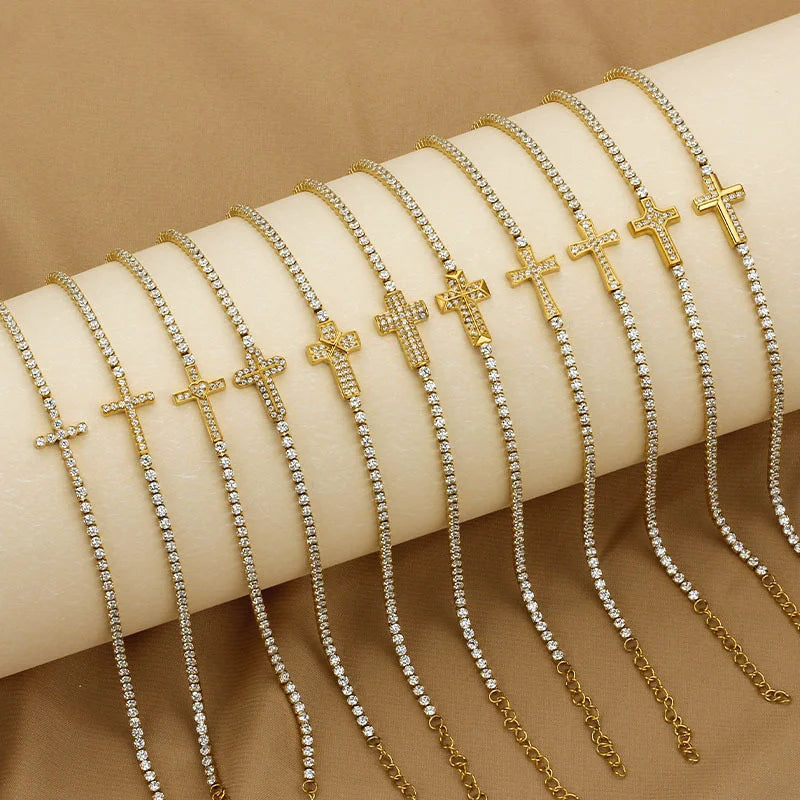 The Enduring Faith Cross Necklace Bracelets by Bennett & Cross