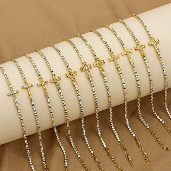 The Enduring Faith Cross Necklace Bracelets by Bennett & Cross