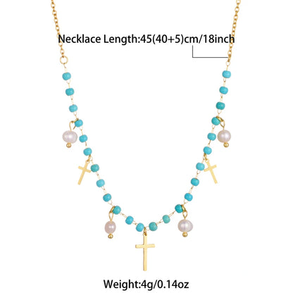 The Enduring Pearl Cross Necklaces by Bennett & Cross – view 6