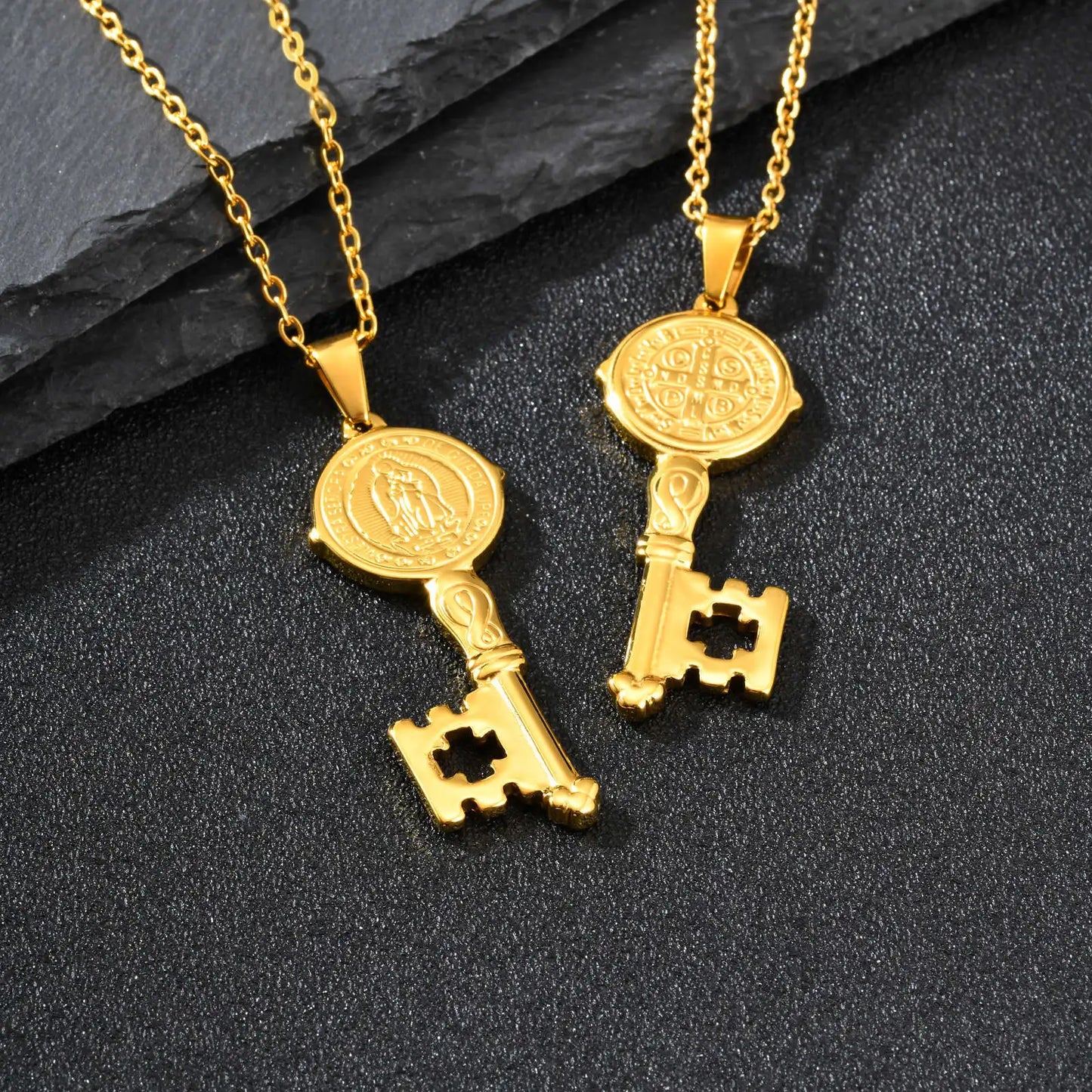 The Blessed Key Necklaces by Bennett & Cross – view 5
